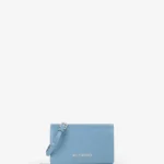 Pochette Valentino celeste modello Ember