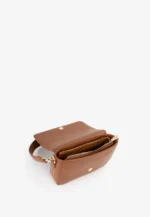 Borsa a spalla con pattina Valentino cuoio modello Aury Re - immagine 5