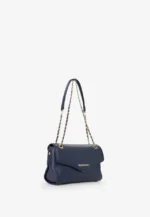 Borsa a spalla con pattina Valentino blu modello Nox Re - immagine 3
