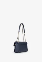 Borsa a spalla con pattina Valentino blu modello Nox Re - immagine 4