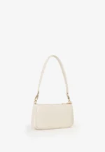 Borsa a spalla Valentino ecrù modello Clio Re - immagine 4
