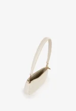 Borsa a spalla Valentino ecrù modello Clio Re - immagine 5