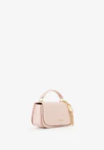 Borsa a mano con pattina Valentino rosa grande modello Iride - immagine 3