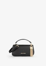Borsa a mano con pattina Valentino nera grande modello Iride