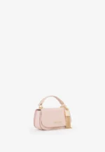 Borsa a mano con pattina Valentino rosa modello Iride - immagine 3