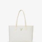 Shopping Valentino logata beige modello Queen Re