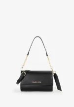 Borsa a spalla con pattina Valentino nera modello Hira