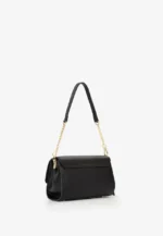 Borsa a spalla con pattina Valentino nera modello Hira - immagine 4