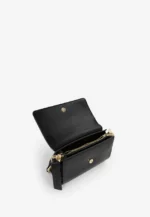 Borsa a spalla con pattina Valentino nera modello Hira - immagine 3