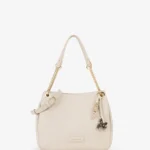 Borsa a spalla Valentino beige modello Gea