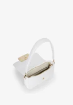 Borsa a spalla con pattina Valentino bianco modello Thetis - immagine 5