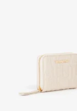 Portafoglio Valentino mini logato ecrù modello Pansy - immagine 4