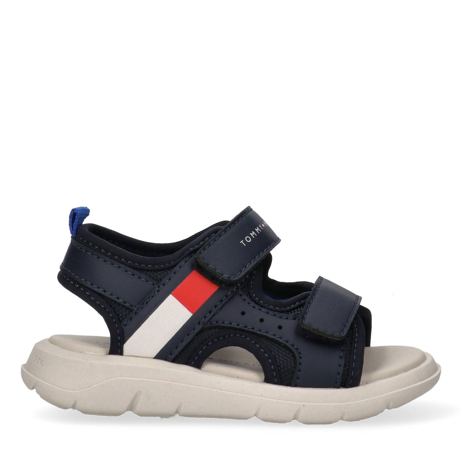 content (3) Sandali Tommy Hilfiger blu con doppio velcro art.34386 - immagine 1