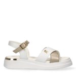 Sandali Tommy Hilfiger bambina bianco/oro art.34290 - immagine 5