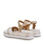 Sandali Alviero Martini beige con accessorio art.2466 - immagine 4