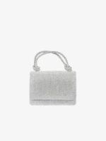 Borsa a mano Exè strass argento art.301