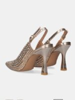 Slingback exè platino con strass luminosi art.Bella 528 - immagine 4