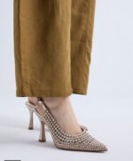 Slingback exè platino con strass luminosi art.Bella 528 - immagine 5